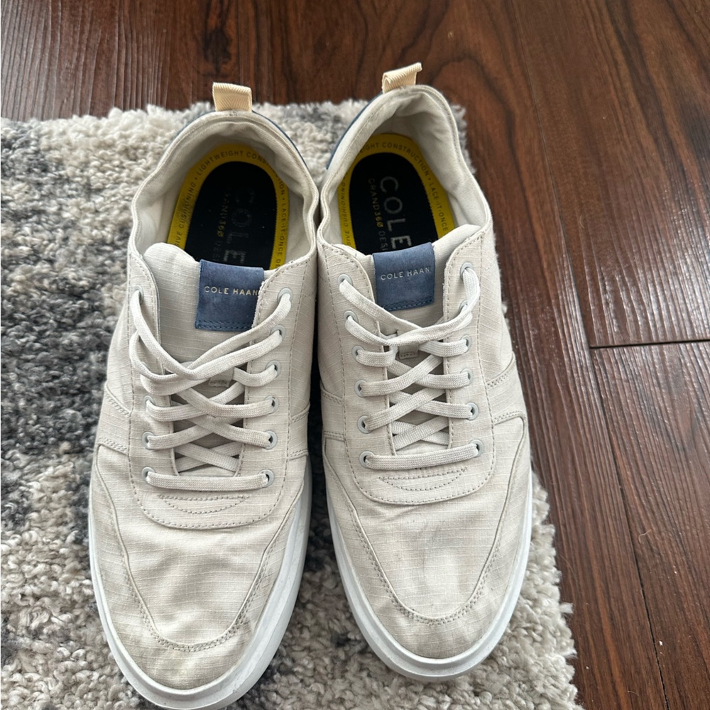 Cole Haan Men's Cream Sneakers